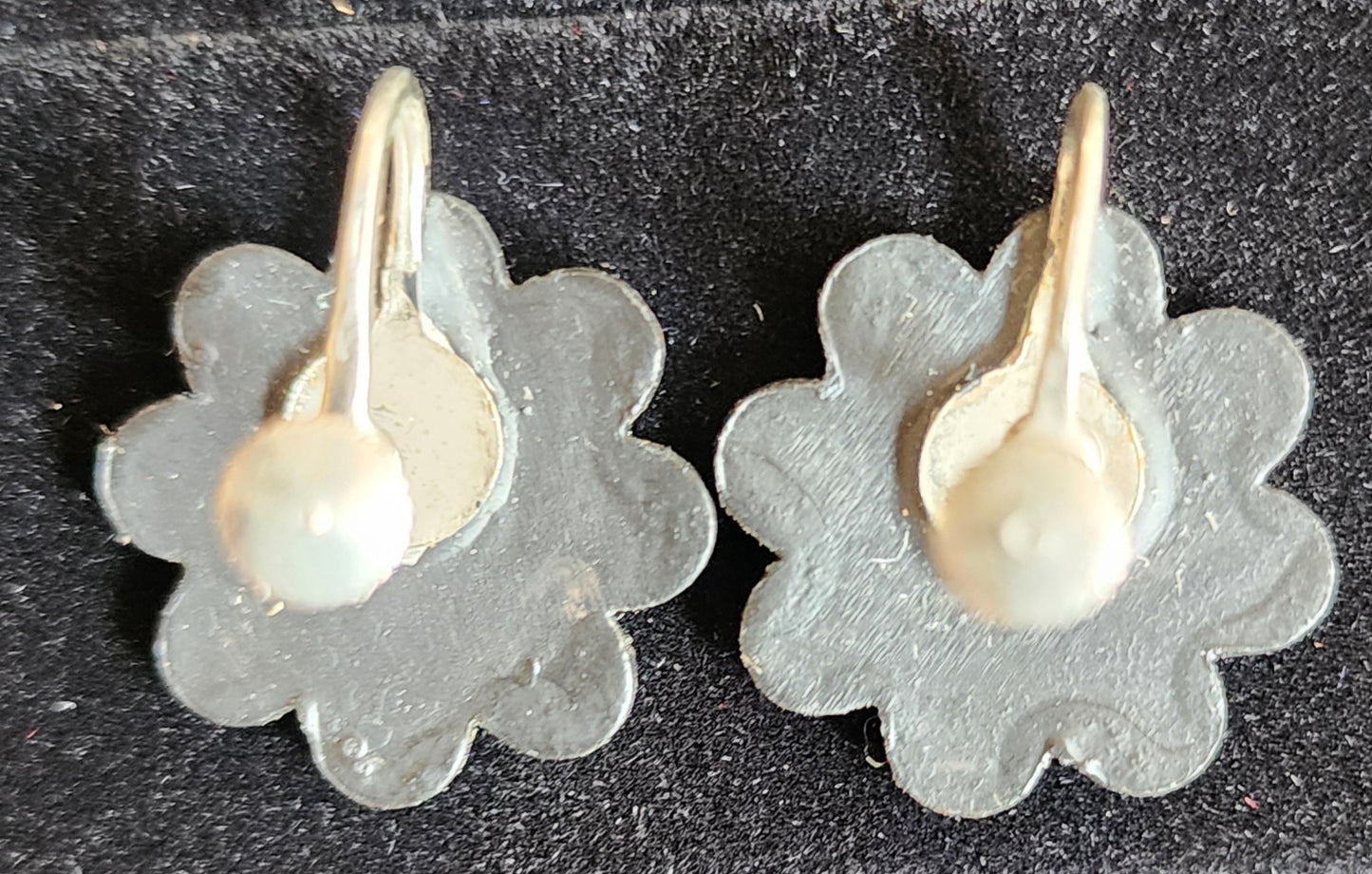 Vintage Lot Of (3) set Enamel Screwback Earrings