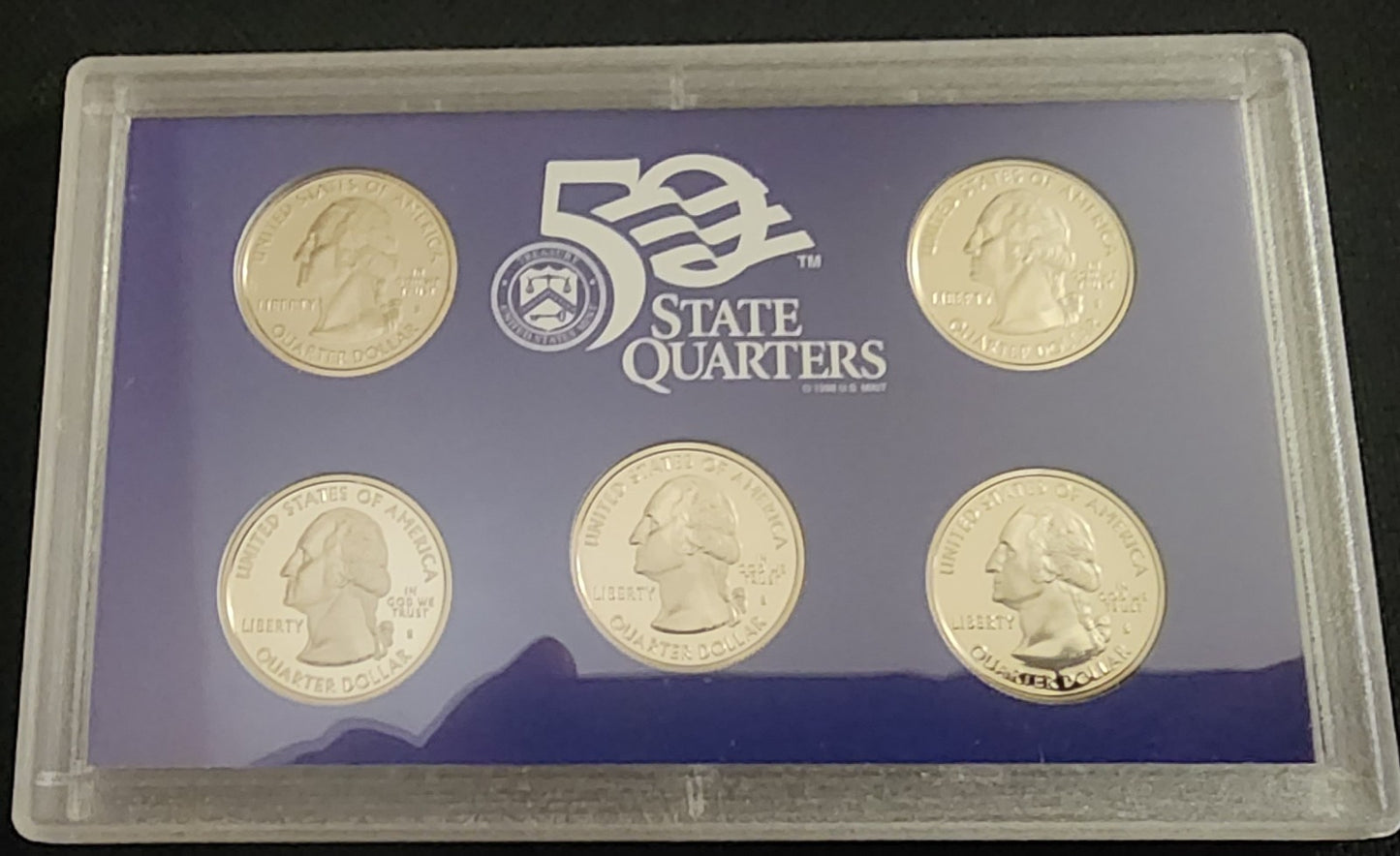 Pair of 2001 & 2005 U.S. Proof Sets in OGP -- 21 TOTAL PERFECT PROOF COINS!