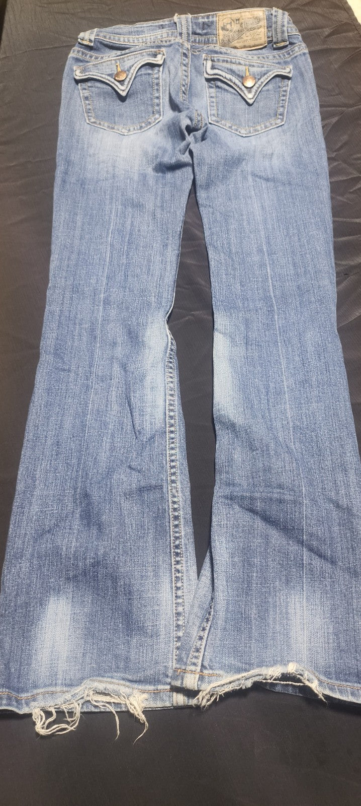 Vigoss The New York Boot Cut Thick Stitch Woman’s Jeans Size 3/4 Length 34