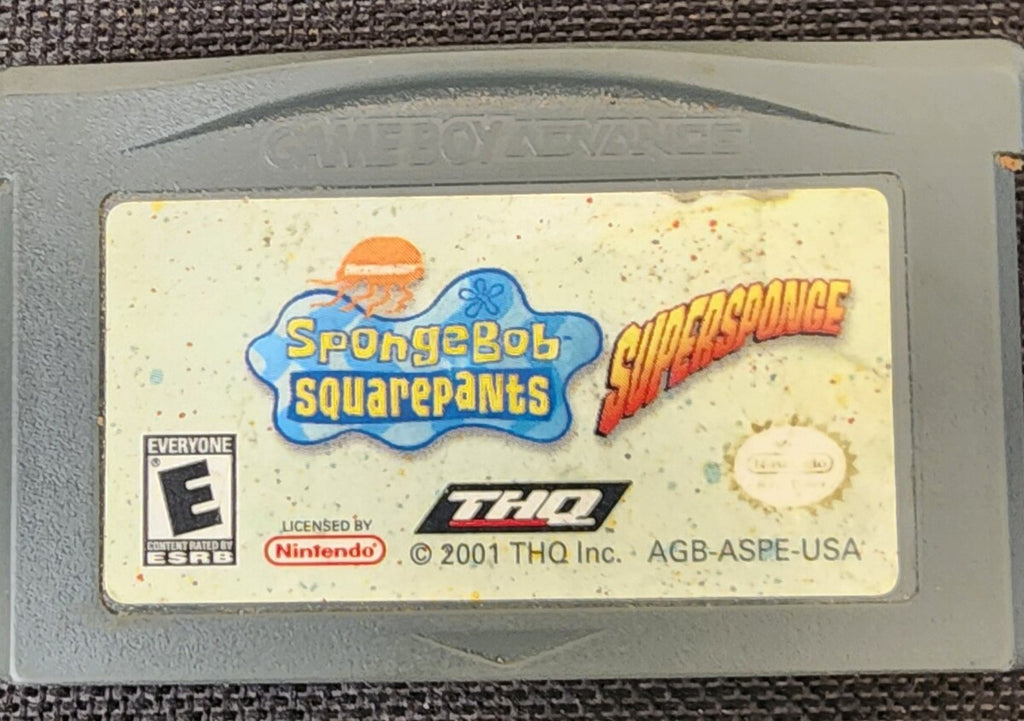 SpongeBob SquarePants: SuperSponge (Nintendo Game Boy Advance, 2001) Tested
