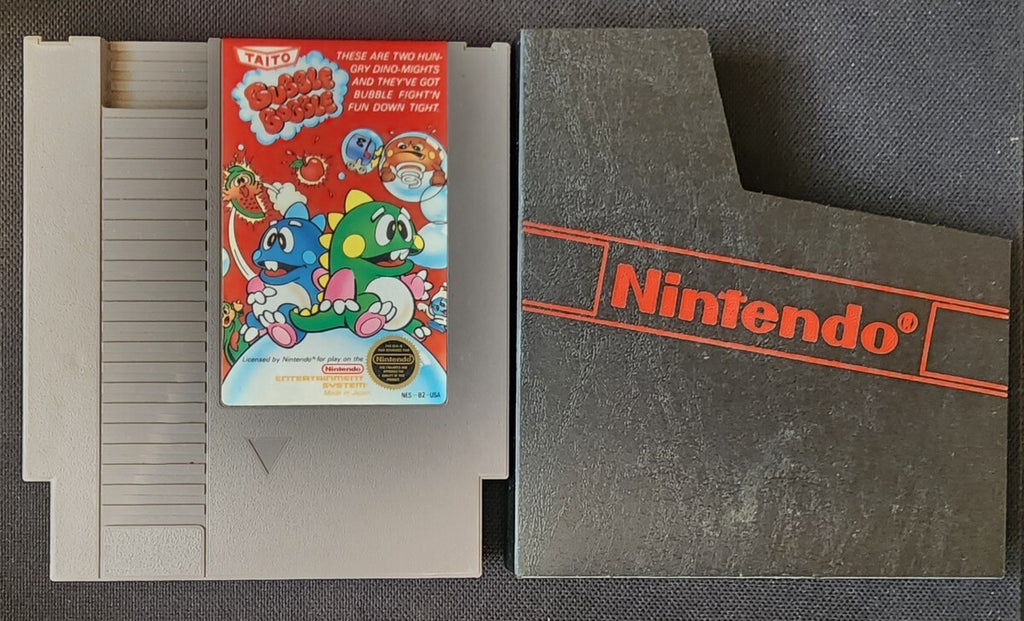 Bubble Bobble Nintendo NES Authentic Tested