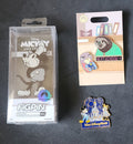 Lot of (3) Disney Pins, Various Designs, Mickey Figpin, Disney 50th, Zootopia