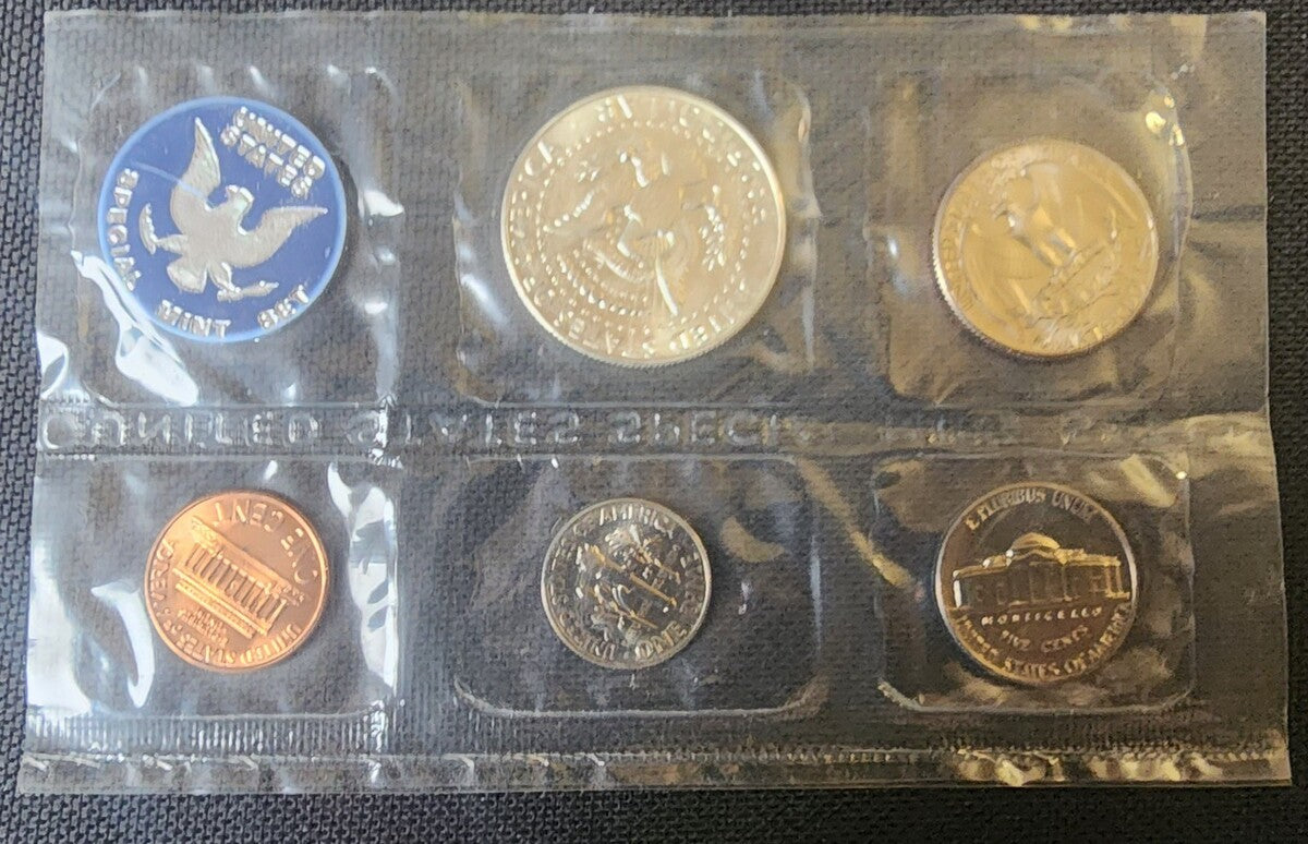 Orig 1965 US Mint SMS Special Mint Set with 40% Silver Kennedy Half PROOF