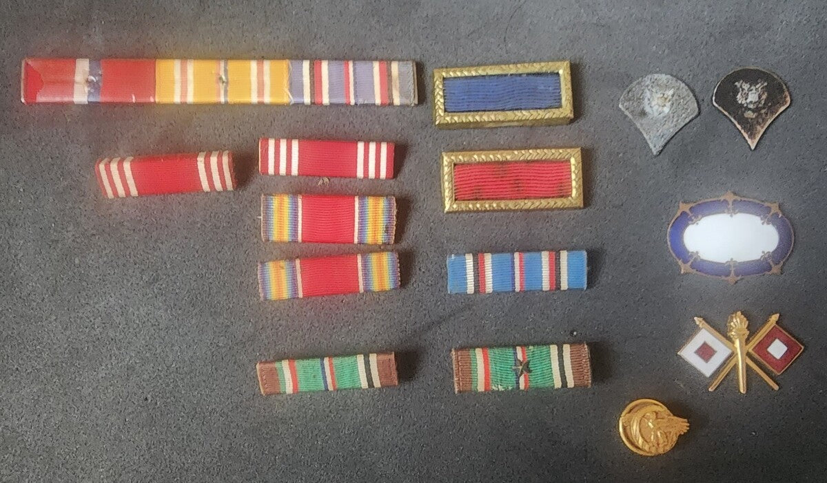 Mixed Lot Of U.S. Military Pins and One Button Most WW2