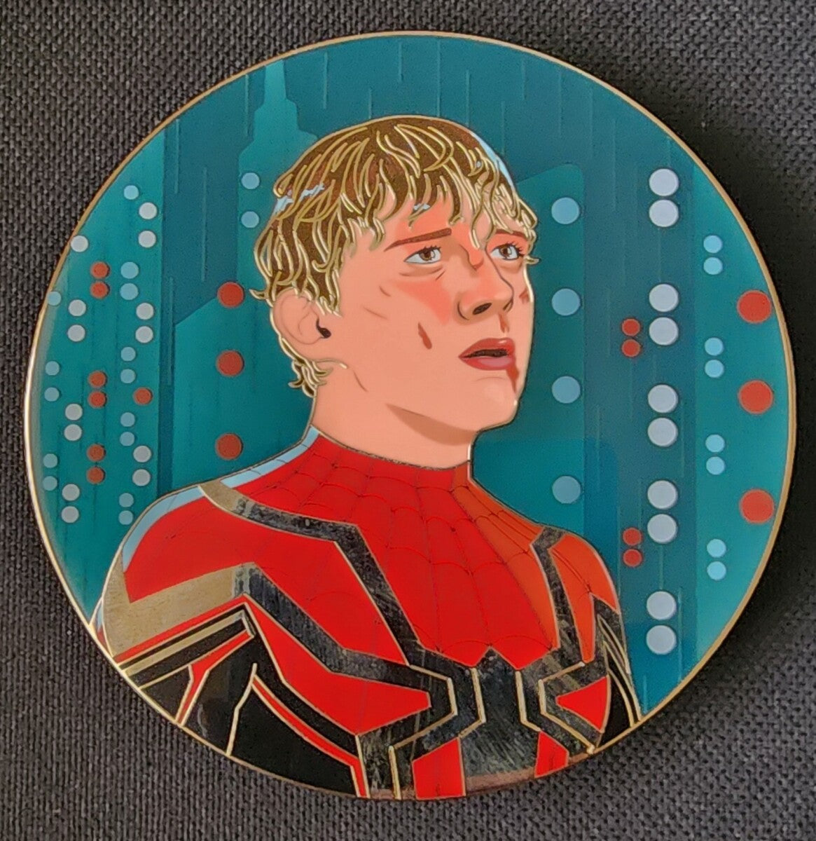 Marvel Spider-man Peter Parker Limited Edition 50 Enamel Fantasy Pin