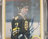 1982-83 O-Pee-Chee #7 SIGNED Ray Bourque Boston Bruins