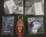 Mix Lot of (5) Twilight Saga inspired Keychains + Pins