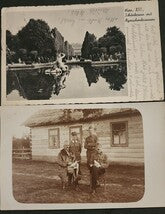 Lot of 14 WW1 Austrian-Hungarian k.u.k. Mostly RPPC Real Photo Postcards USED