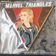 Lot of (2) Limited Edition Marvel Triangles Black Widow Fantasy Pins by Tymaster
