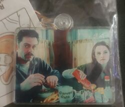 Mix Lot of (5) Twilight Saga inspired Keychains + Pins