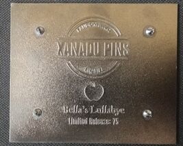 Twilight Saga Edward & Bella Bella's Lullabye 4" Limited Edition of 75 fantasy enamel pin