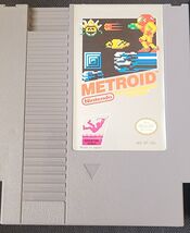 Metroid (NES) Cartridge Only + Dust Cover • Tested Authentic Nintendo Game