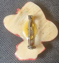 Vintage 20’s style Gatsby Jazz Age Style Flapper Pin BROOCH Lady Vogue