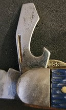 Vintage Blue Imperial Boy Scouts Cub Scouts BSA 3 Blade Folding Knife Camping