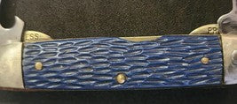 Vintage Blue Imperial Boy Scouts Cub Scouts BSA 3 Blade Folding Knife Camping