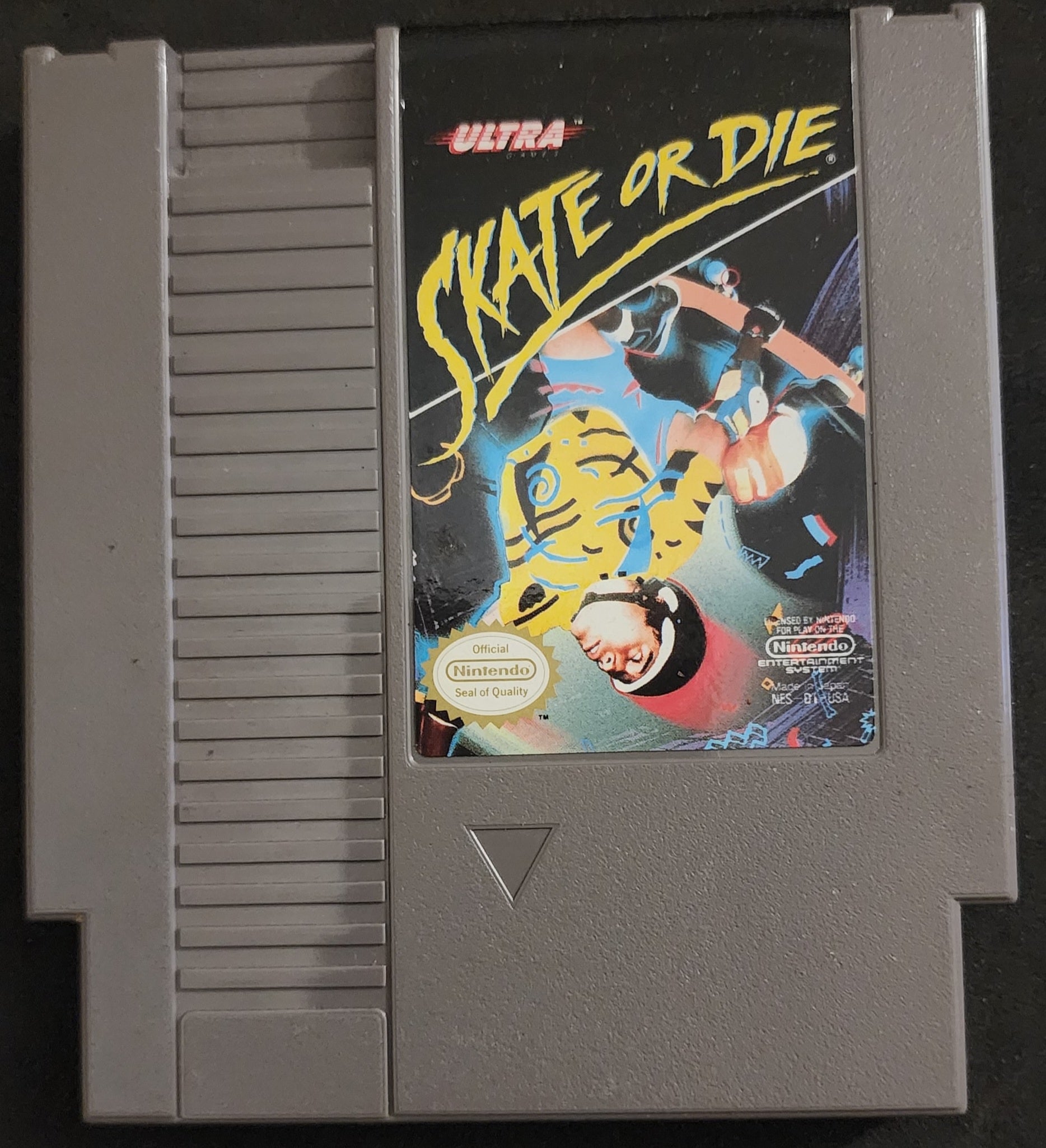Nintendo NES Skate or Die Cartridge Only with Dust Cover (1988)