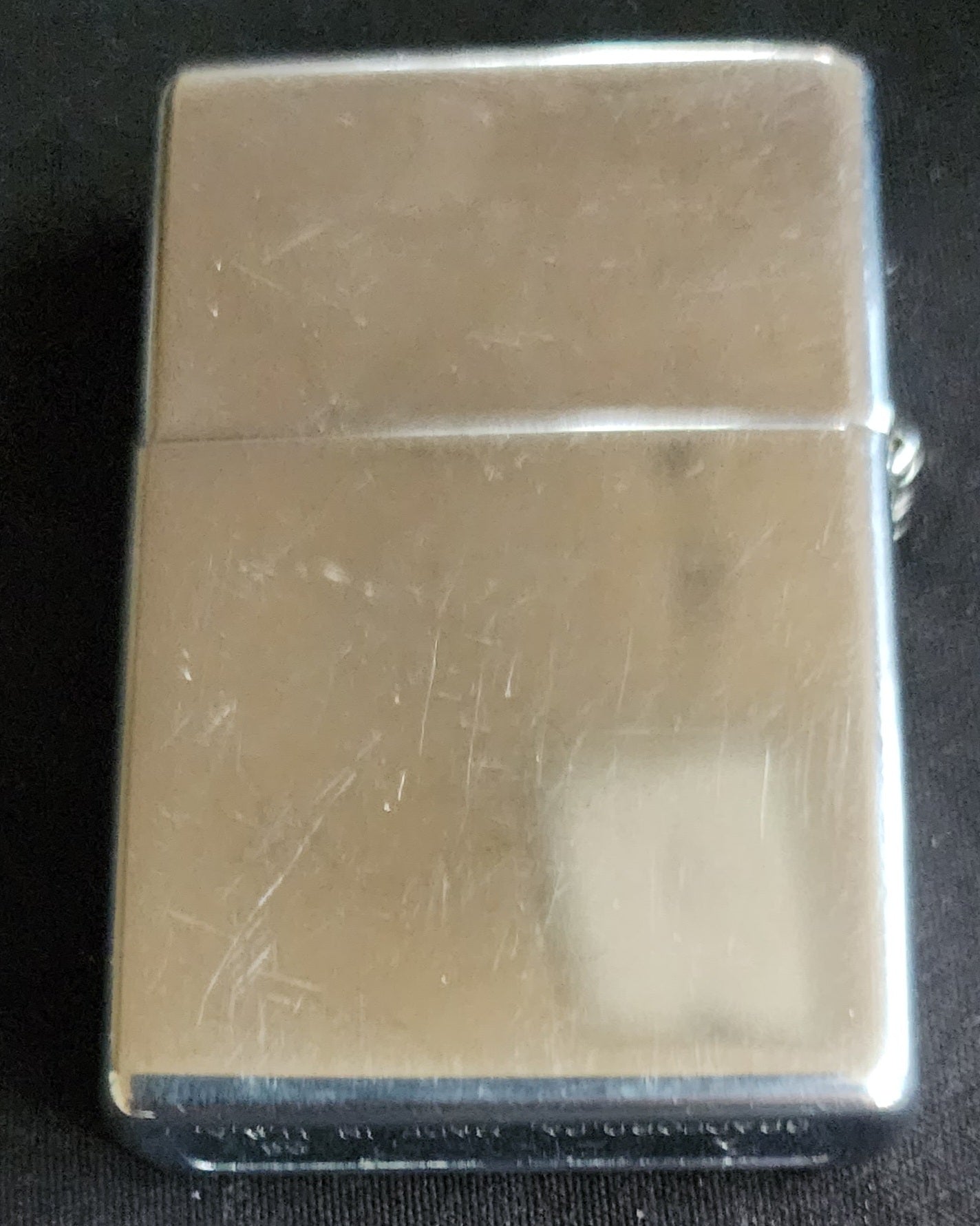Vintage 2008 Bottomz Up High Polish Chrome Zippo Lighter w/ Box