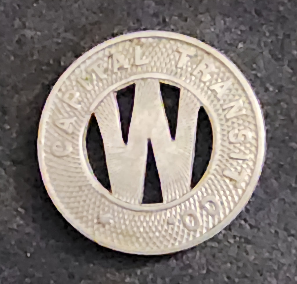 Lot of (7) Vintage Transit Tokens from Various Locations (Seattle, Bremerton, Springfield, etc.)