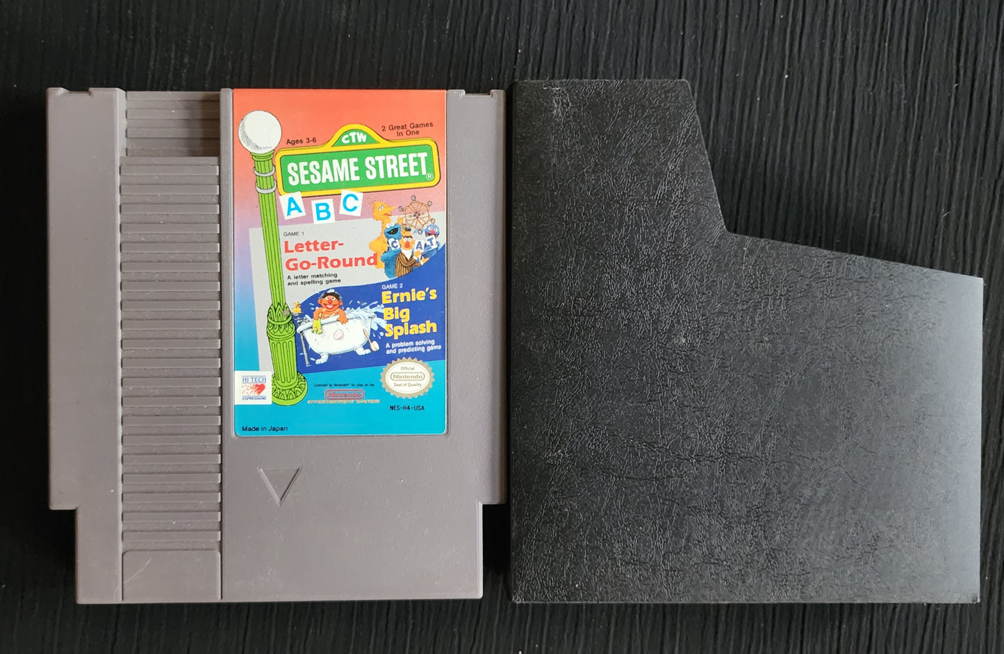 Sesame Street Letter Go Round Nintendo NES Tested