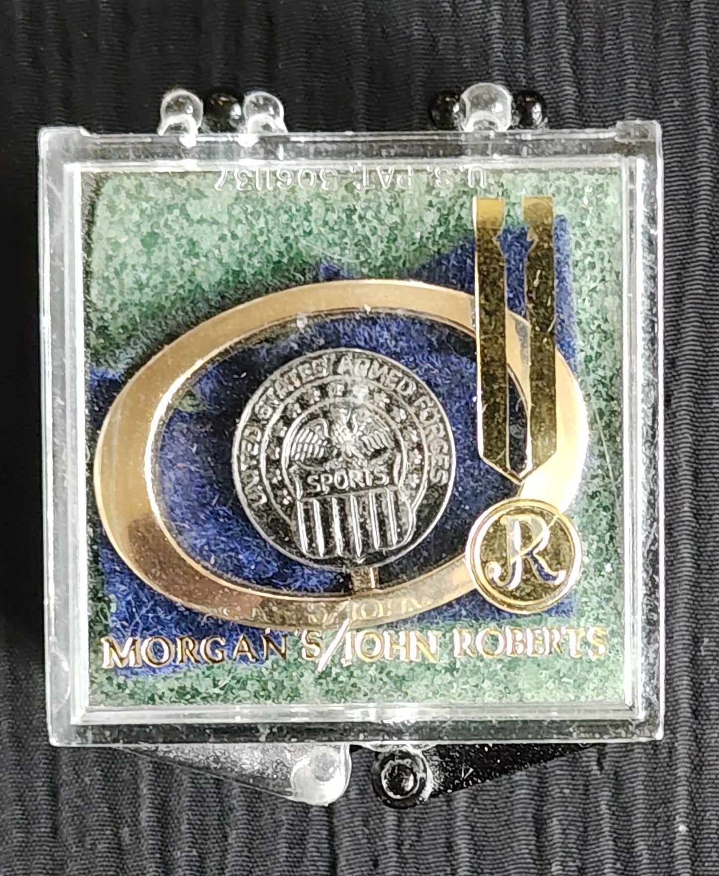 VINTAGE MILITARY UNITED STATES ARMED FORCES SPORTS LAPEL PIN NOS