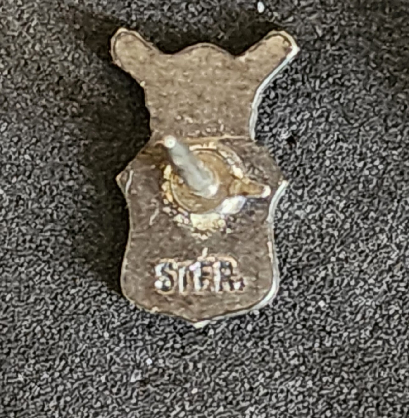 Vintage Military Pin, button lot of (5) Sterling .925