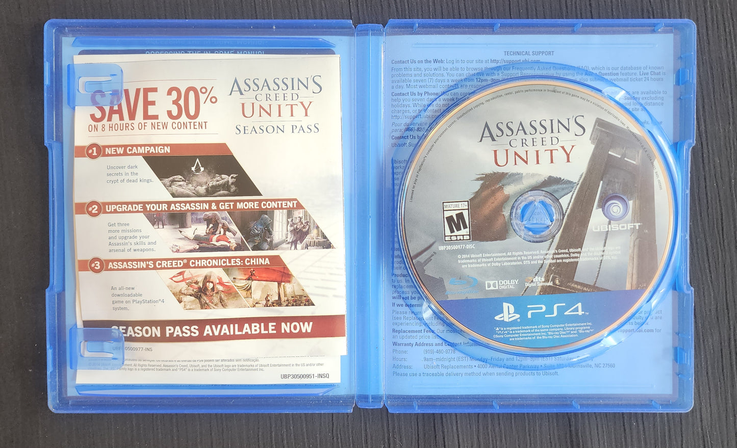 Assassins Creed Unity Limited Edition for Playstation 4