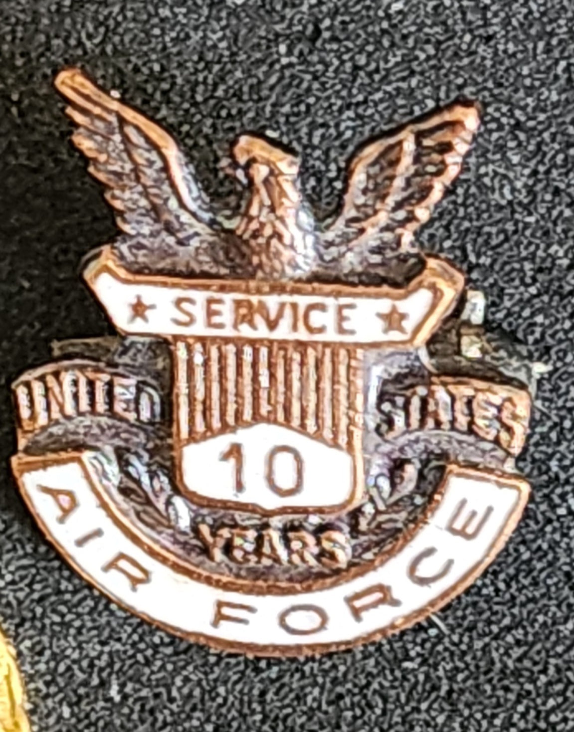 Vintage Military Pin, button lot of (5) Sterling .925