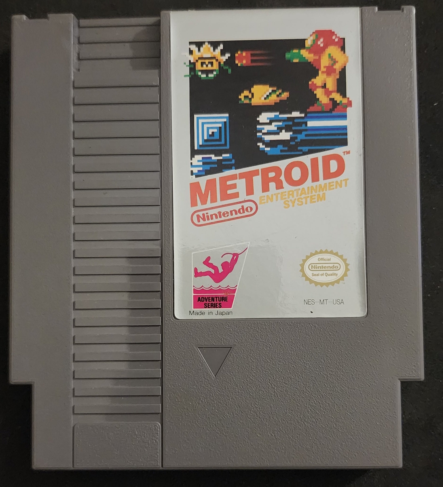 Nintendo NES Metroid Cartridge Only with Dust Cover 1987