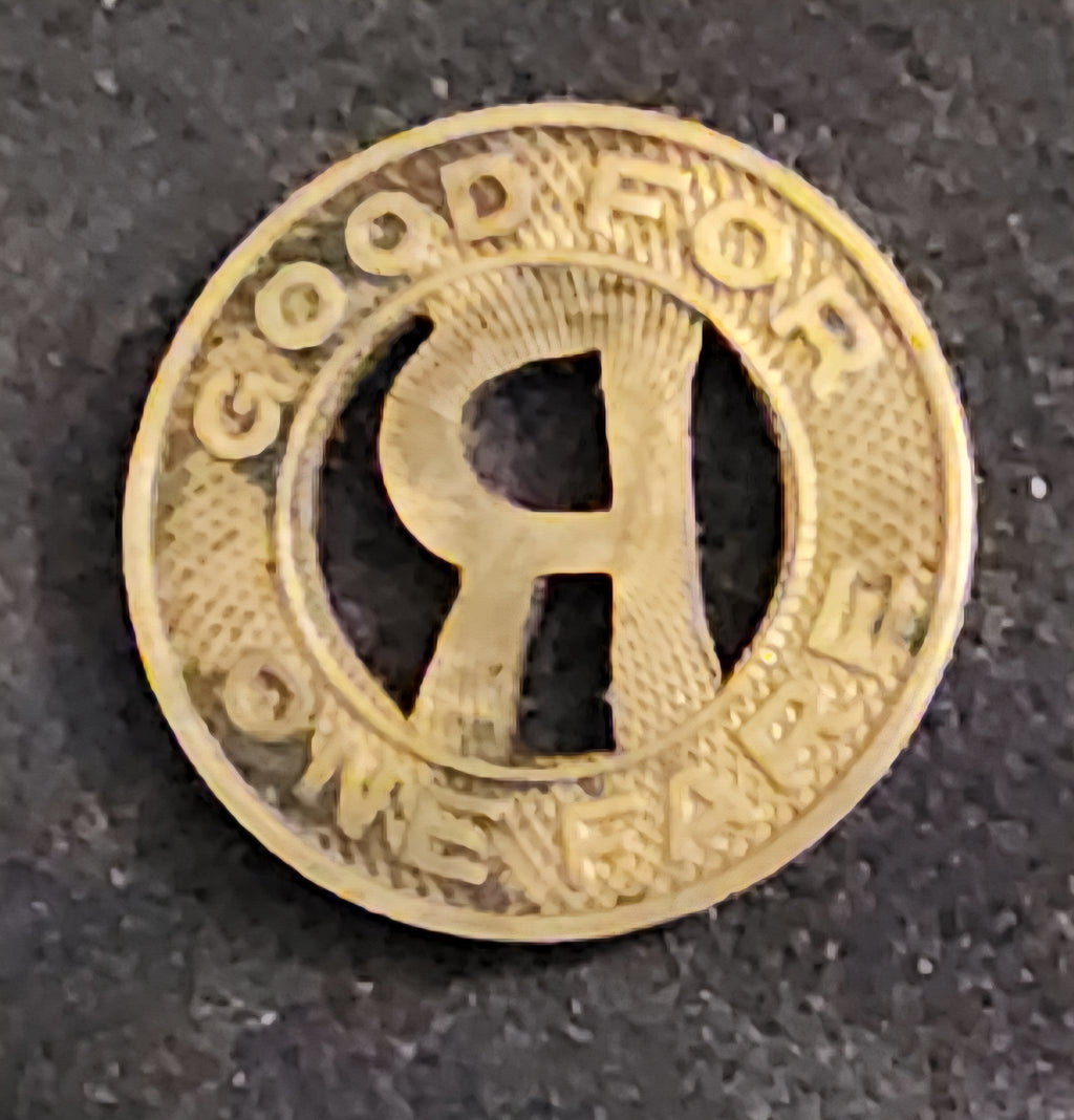 Lot of (7) Vintage Transit Tokens from Various Locations (Seattle, Bremerton, Springfield, etc.)