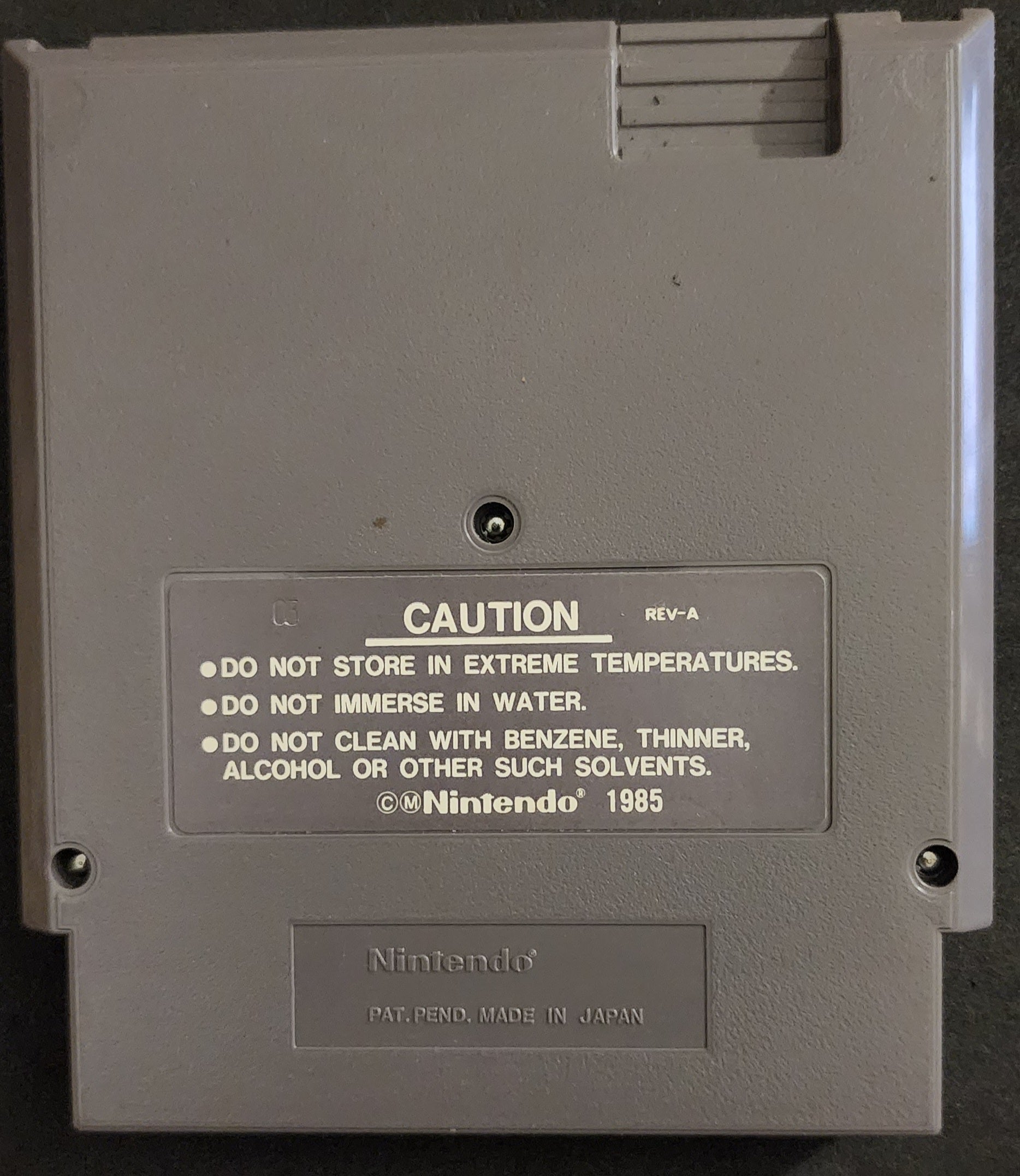 Nintendo NES Pinball Game Cartridge (1985)