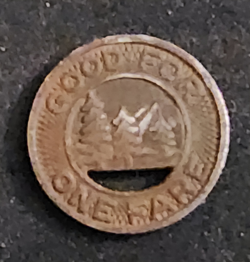 Lot of (7) Vintage Transit Tokens from Various Locations (Seattle, Bremerton, Springfield, etc.)