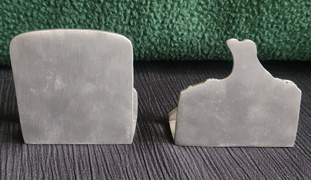 Pair of Glen Rabena Haida Card Holders Northwest Coast Indigenous Beaver + Ducks