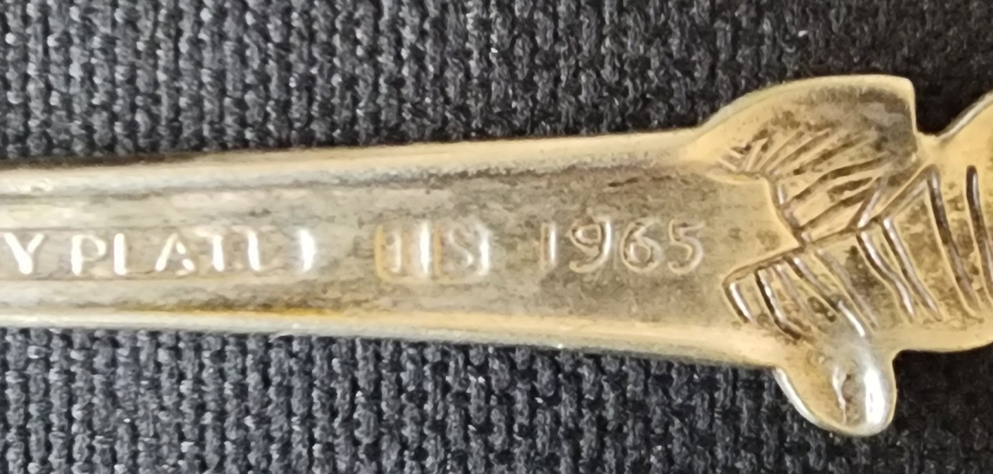 Vintage Kellogg's 1965 Tony The Tiger Silverplate Spoon Old Company Plate IS