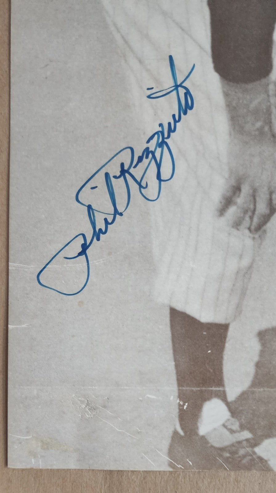 Phil Rizzuto Auto New York Yankees Vintage Baseball 8x10 Photo + 1951 Card Fair
