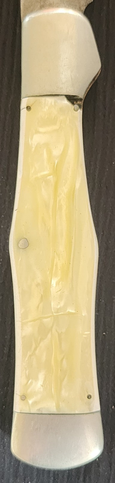 1911-1951 Western States Yellow Handle Coke Bottle 1 Blade Pocket Knife