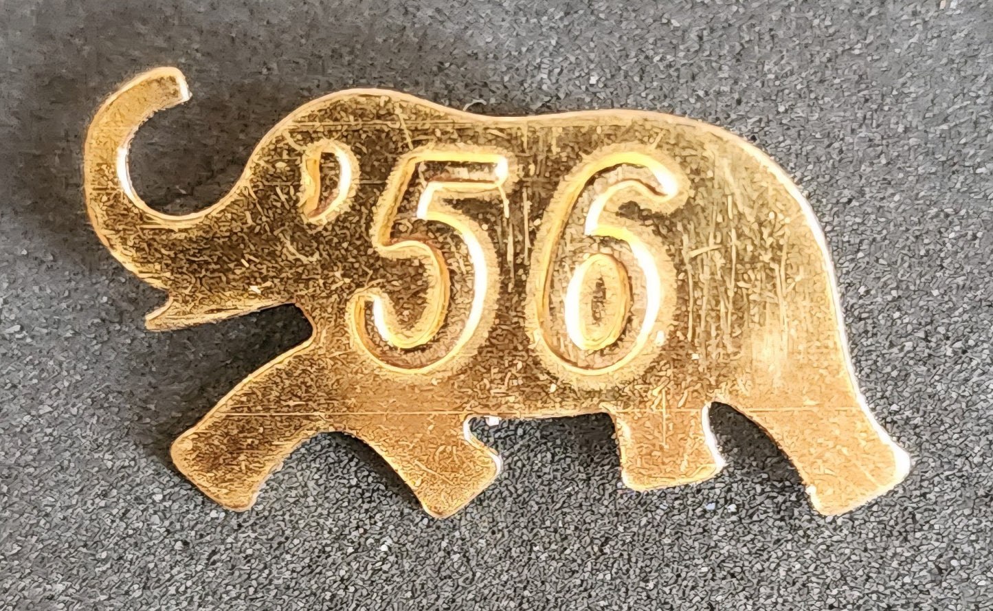 Vintage 1956 Metal Republican Party Elephant Pin