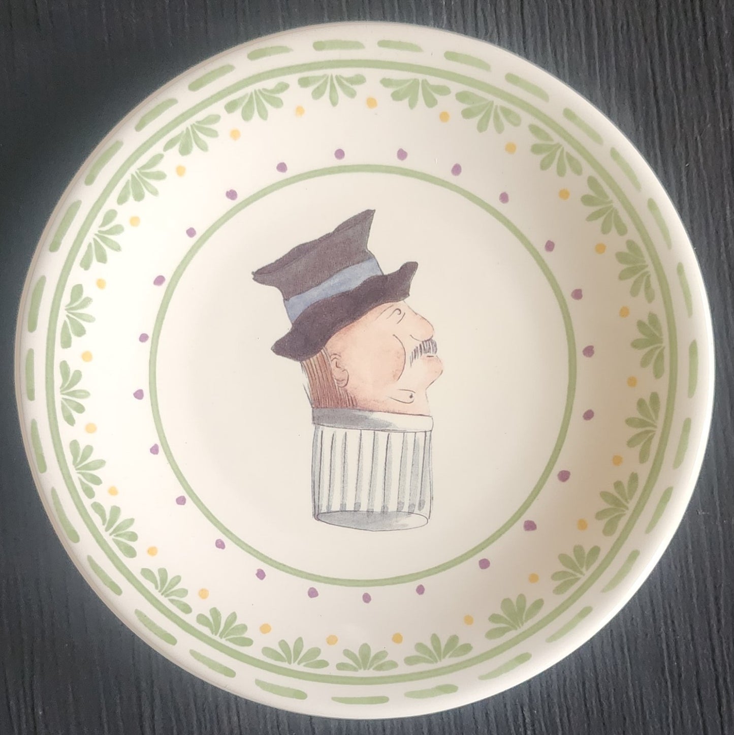 Pfaltzgraff The Circle of Kindness Topsy Turvy 6 1/4" Ceramic Plates - Set of 4
