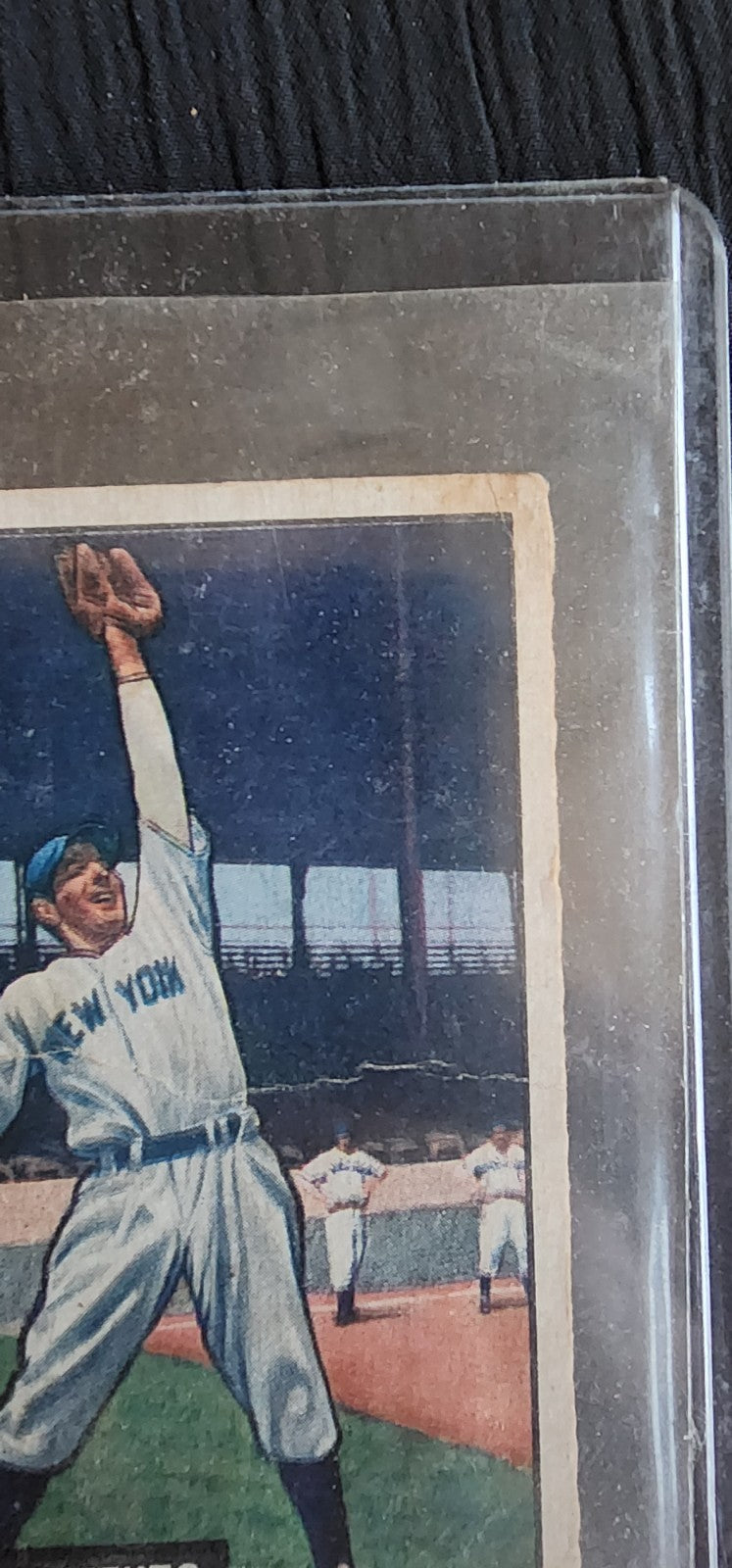 Phil Rizzuto Auto New York Yankees Vintage Baseball 8x10 Photo + 1951 Card Fair