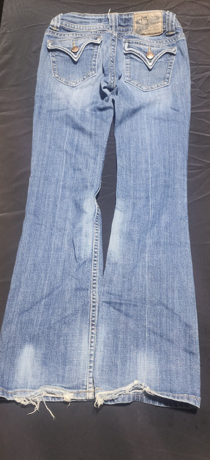 Vigoss The New York  Boot Cut Thick Stitch Woman’s Jeans Size 3/4 Length 34
