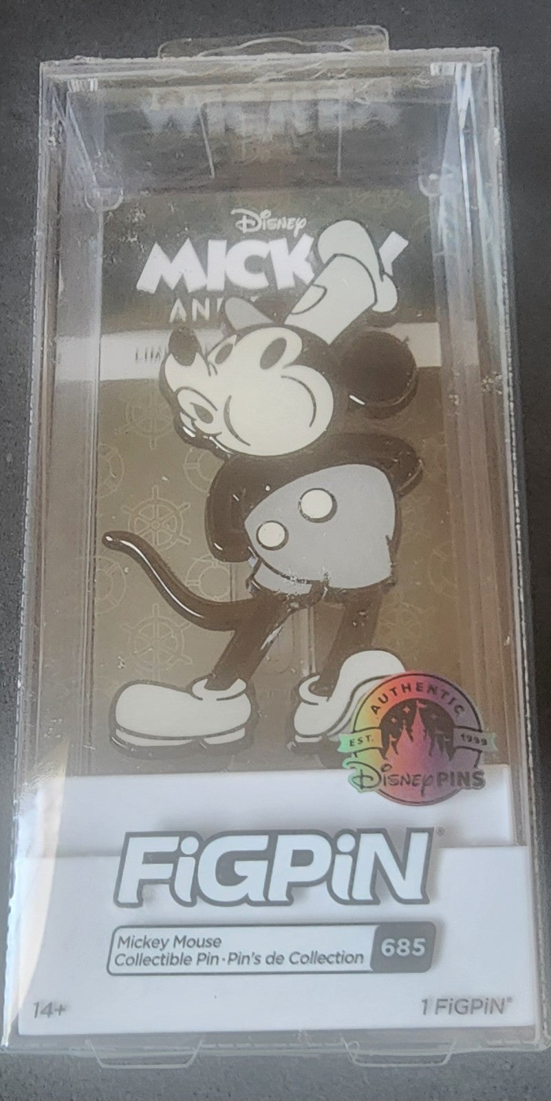 Lot of (3) Disney Pins, Various Designs, Mickey Figpin, Disney 50th, Zootopia