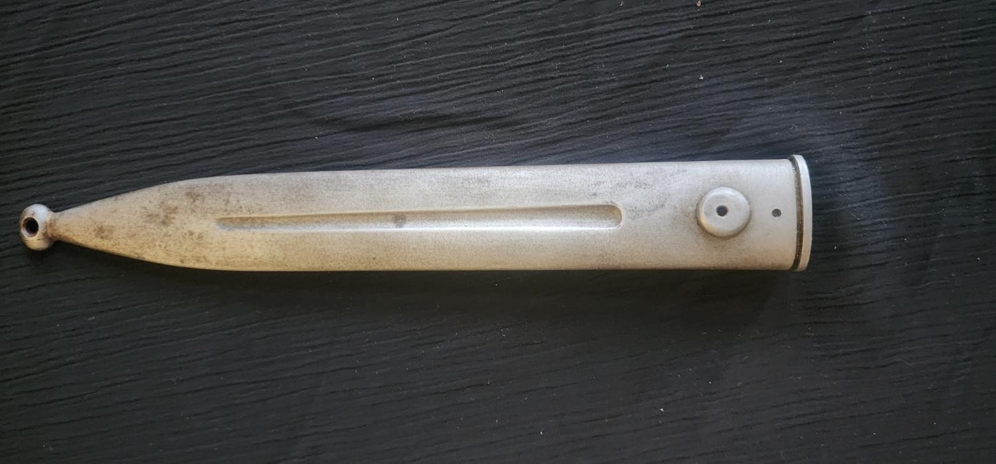 Swedish Mauser M1896 Bayonet Crown & Unit Markings. W/ Scabbard Nice Condition