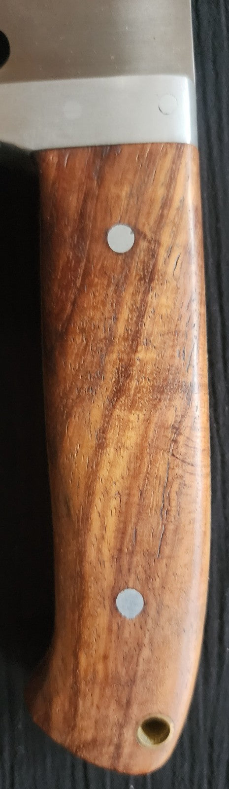 Fixed Blade Kuzach Knife DKZ Made in USA With Leather Sheath