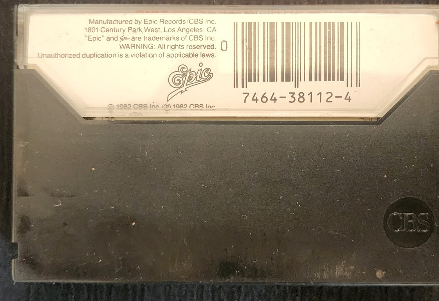 Michael Jackson Thriller 1982 Vintage Cassette Tape