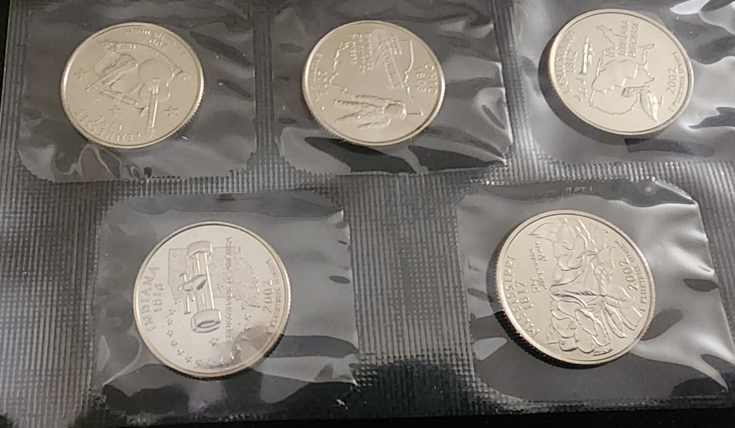 2002 U.S. Mint Set P&D Mints Uncirculated 20 Coins