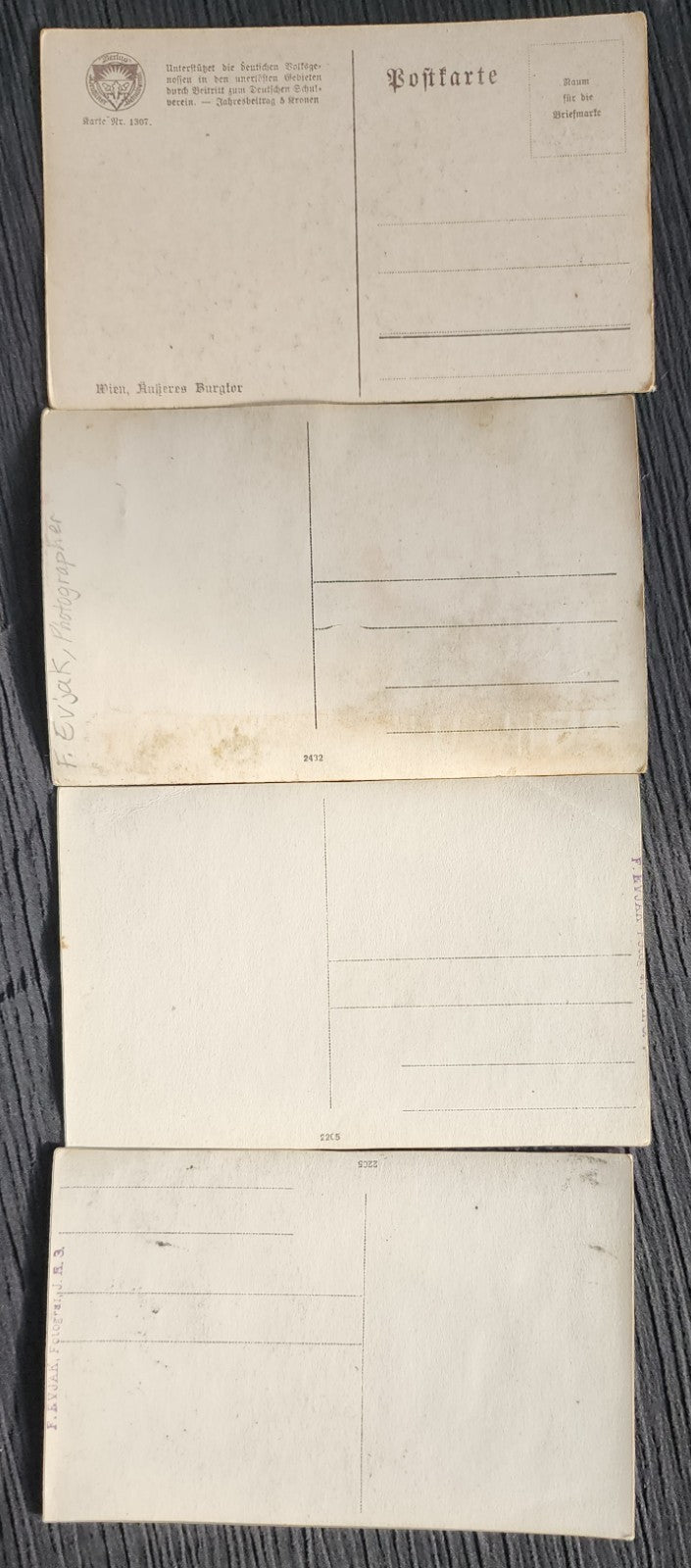 Lot of 14 WW1 Austrian-Hungarian k.u.k. Mostly RPPC Real Photo Postcards USED