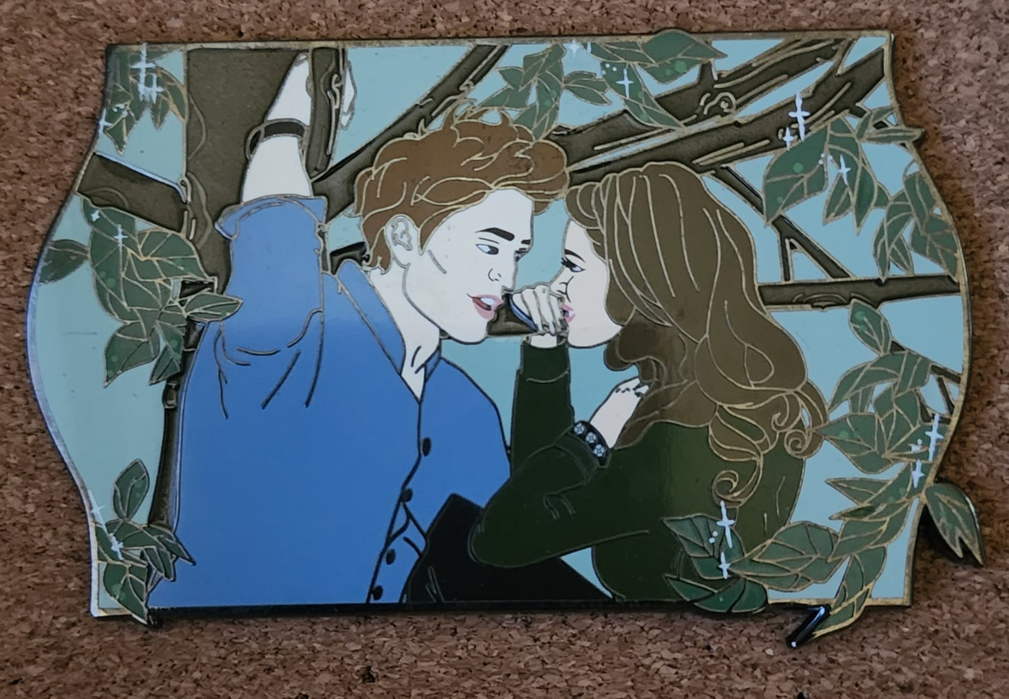 Lot of (2) Limited Edition 50 Twilight Edward & Bel Fantasy Pins by Pin Spirited