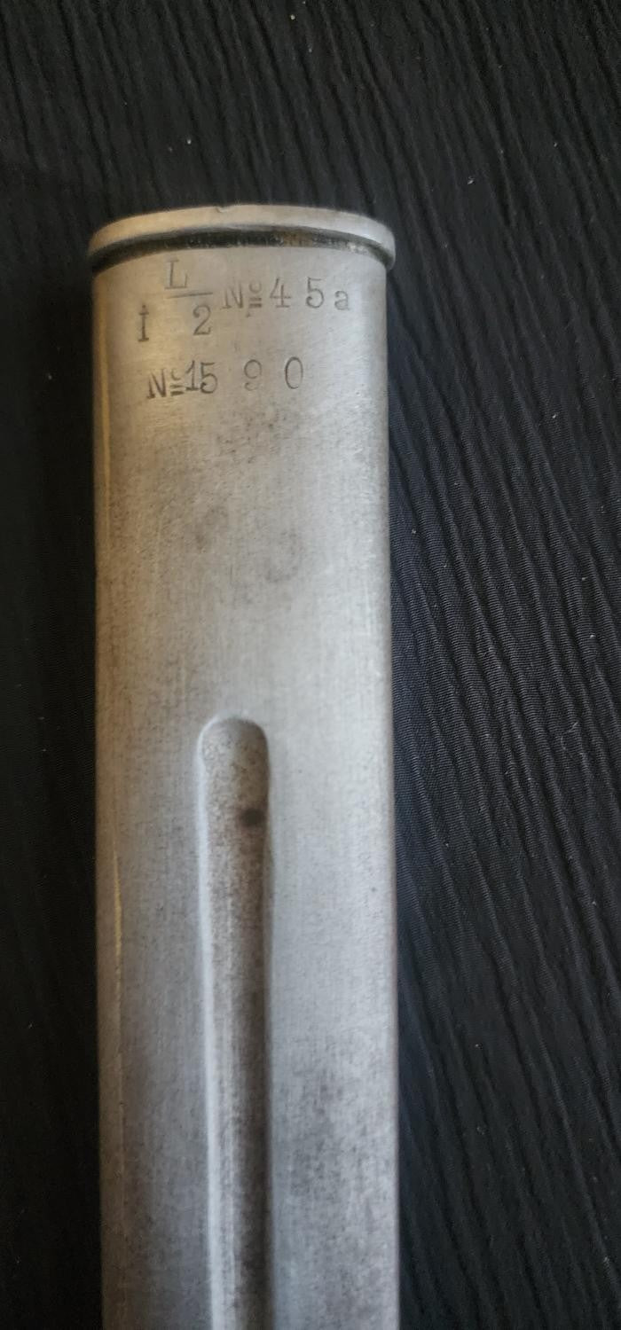 Swedish Mauser M1896 Bayonet Crown & Unit Markings. W/ Scabbard Nice Condition