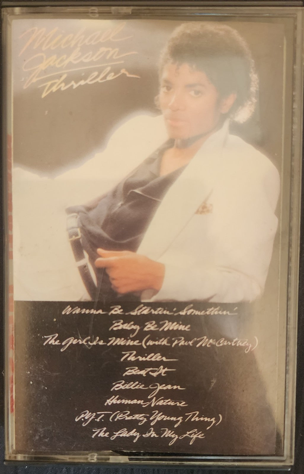 Michael Jackson Thriller 1982 Vintage Cassette Tape
