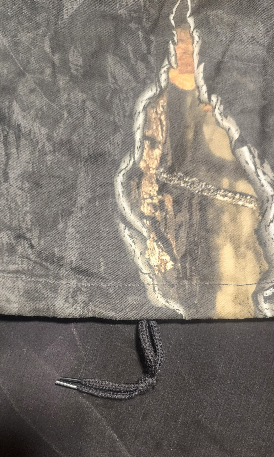 Mossy Oak Cargo Pants Size XL 40/42 Break Up Eclipse Camo Wide Leg Canvas Hunt