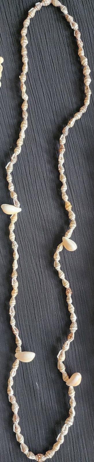 Vintage Cowrie Shell Necklaces Boho Beach Classic Lot of (3) Estate Find